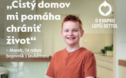 Dettol sa znova spojil s Nadáciou Kvapka Nádeje